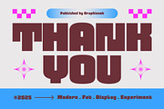 Modtrial, a Sans Serif Font by graphicook (Thumbnail 10 of 10)