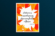 Autumn leaves frames and backgrounds, a Decorative Illustration by Anna's Creative Store (Thumbnail 4 of 4)