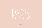 Paris Font Pack, a Sans Serif Font by S&C Type (Thumbnail 1 of 10)