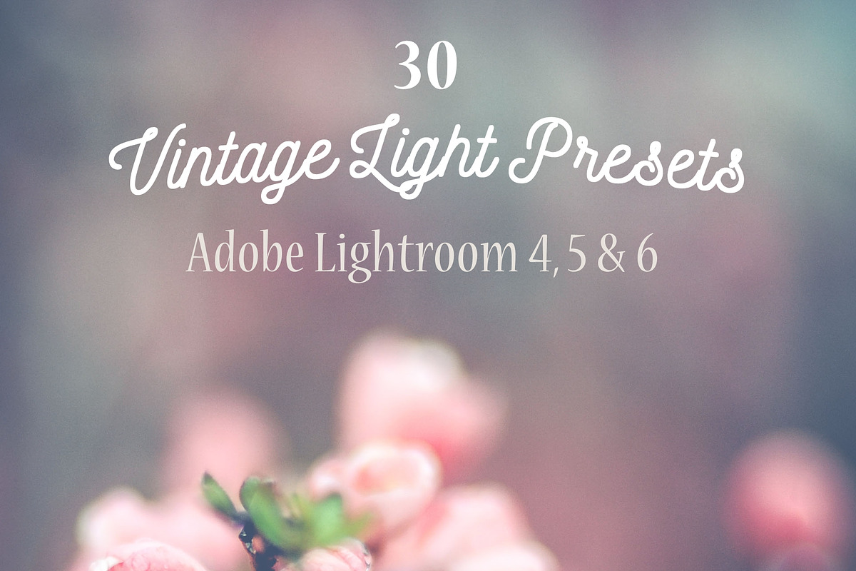 Pack 30 Lightroom Presets Vintage