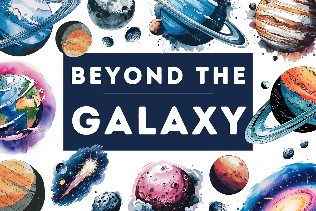 Beyond the Galaxy, a Decorative Illustration by Jessica E. Cornell (Photo 1 of 2)