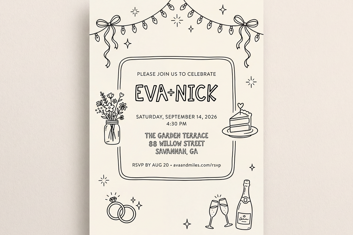 Ribbon Ruckus Party Font, a Handwritten Font by gafaroff studio (Photo 5 of 5)