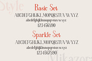 mikazora || Beautiful Display Font, a Script Font by Analogous (Thumbnail 11 of 13)