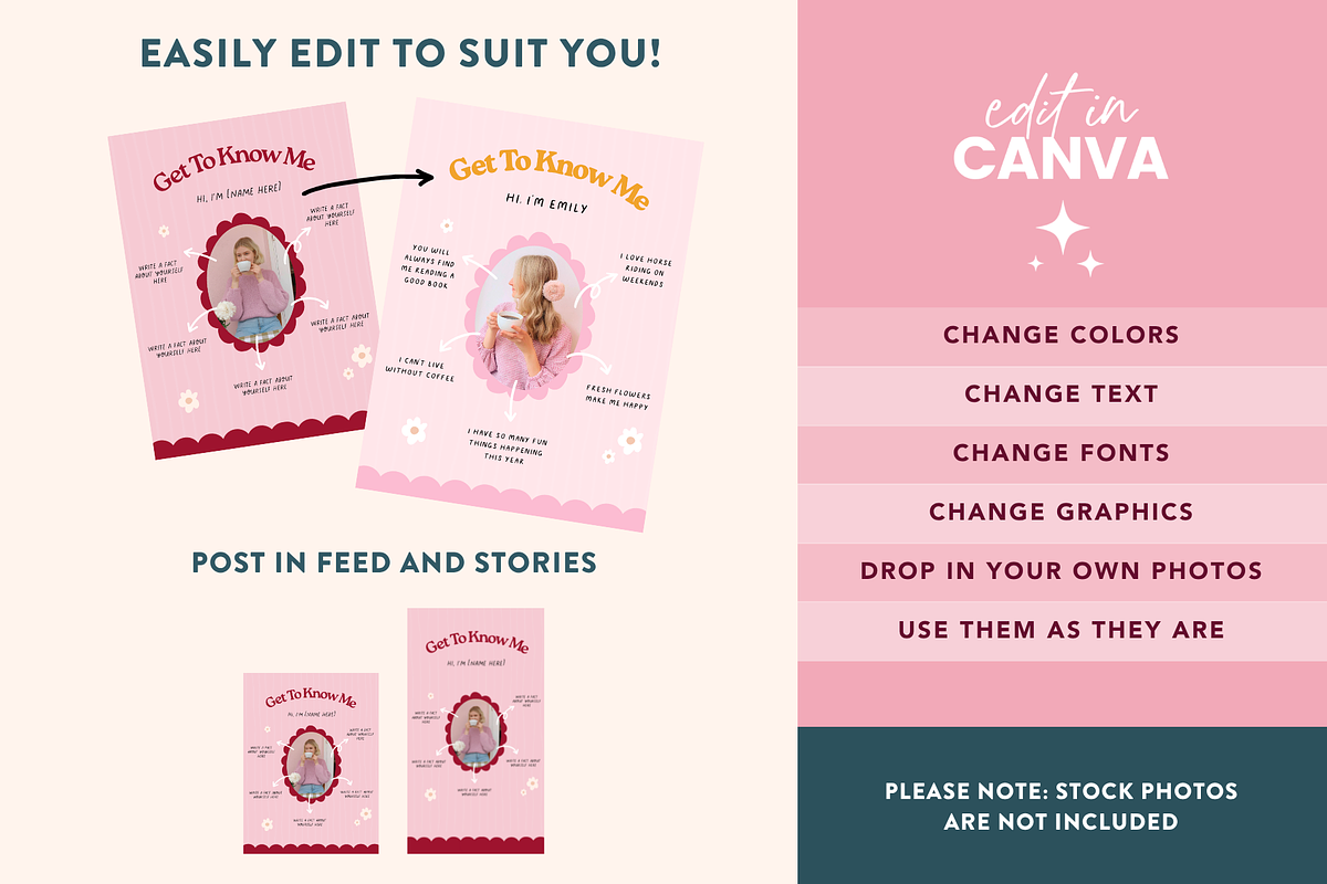 Bookstagram Templates for Instagram, a Social Media Template by Design Pixie (Photo 6 of 9)