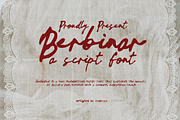 Berbinar | A Ink Script Font, a Script Font by imdeyaa (Thumbnail 1 of 8)