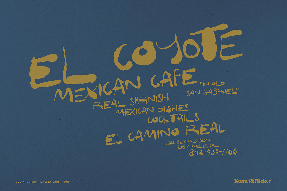 Coo and Miku, a Font by Komet & Flicker (Photo 5 of 13)