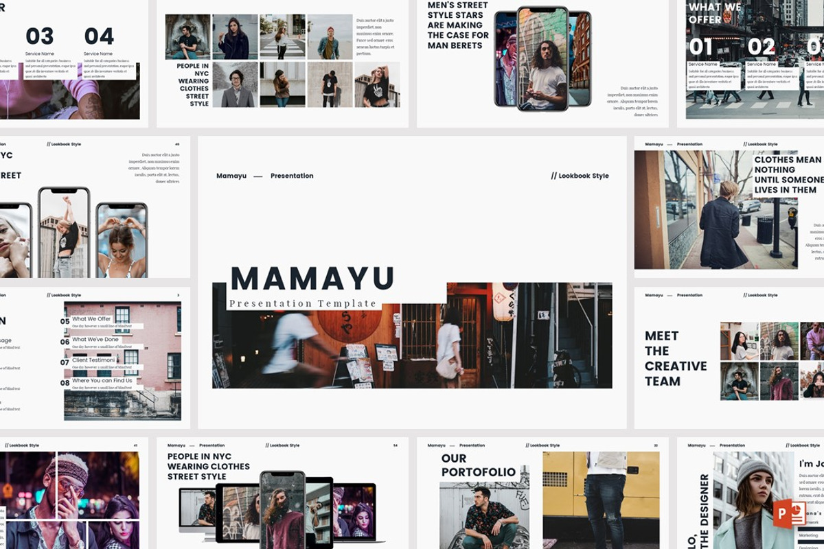 MAMAYU - Powerpoint Template, a Presentation Template by deasign (Photo 1 of 13)
