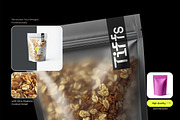 Transparent Granola Packaging Pouch, a Household Mockup by TIFFS (Thumbnail 3 of 5)