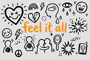Mental Health & Wellness Doodle, a Healthcare Illustration by Huza Studio (Thumbnail 5 of 10)