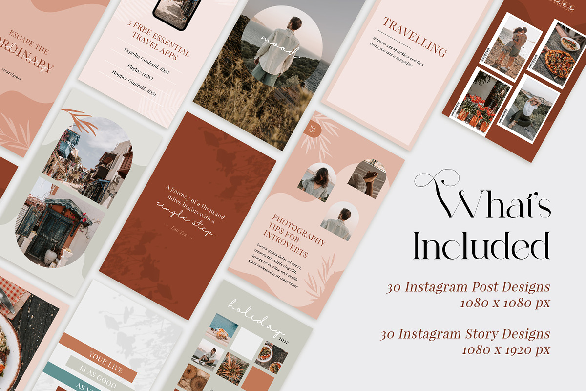 Instagram Template Bundle in CANVA, a Social Media Template by RWstudio (Photo 5 of 8)
