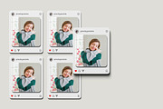 Instagram Post Mockup Set, a Print Template by Difa Design (Thumbnail 4 of 6)