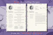 Resume CV Pattern Bundle, a Resume Template by Showy68 Template (Thumbnail 6 of 7)