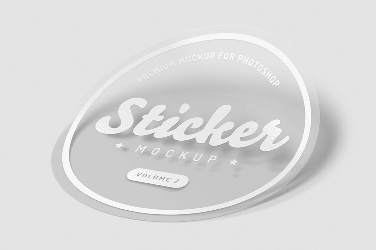 Sticker Mockup Bundle, a Product Mockup by Medialoot (Photo 6 of 11)