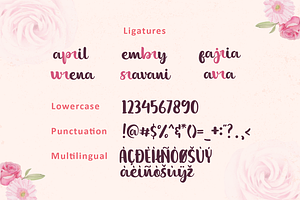 Emma Ameliya Script Font