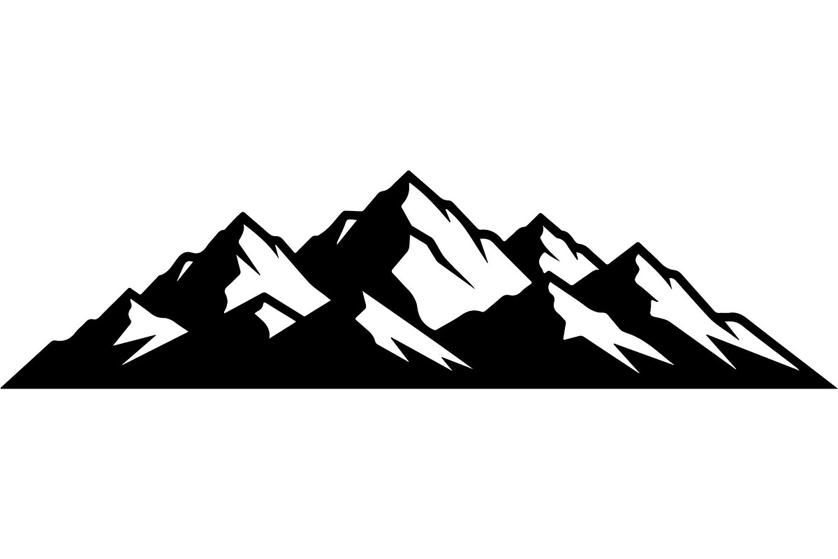 Mountain Landscape Silhouette, a Decorative Illustration by Designer_Momina (Photo 14 of 19)