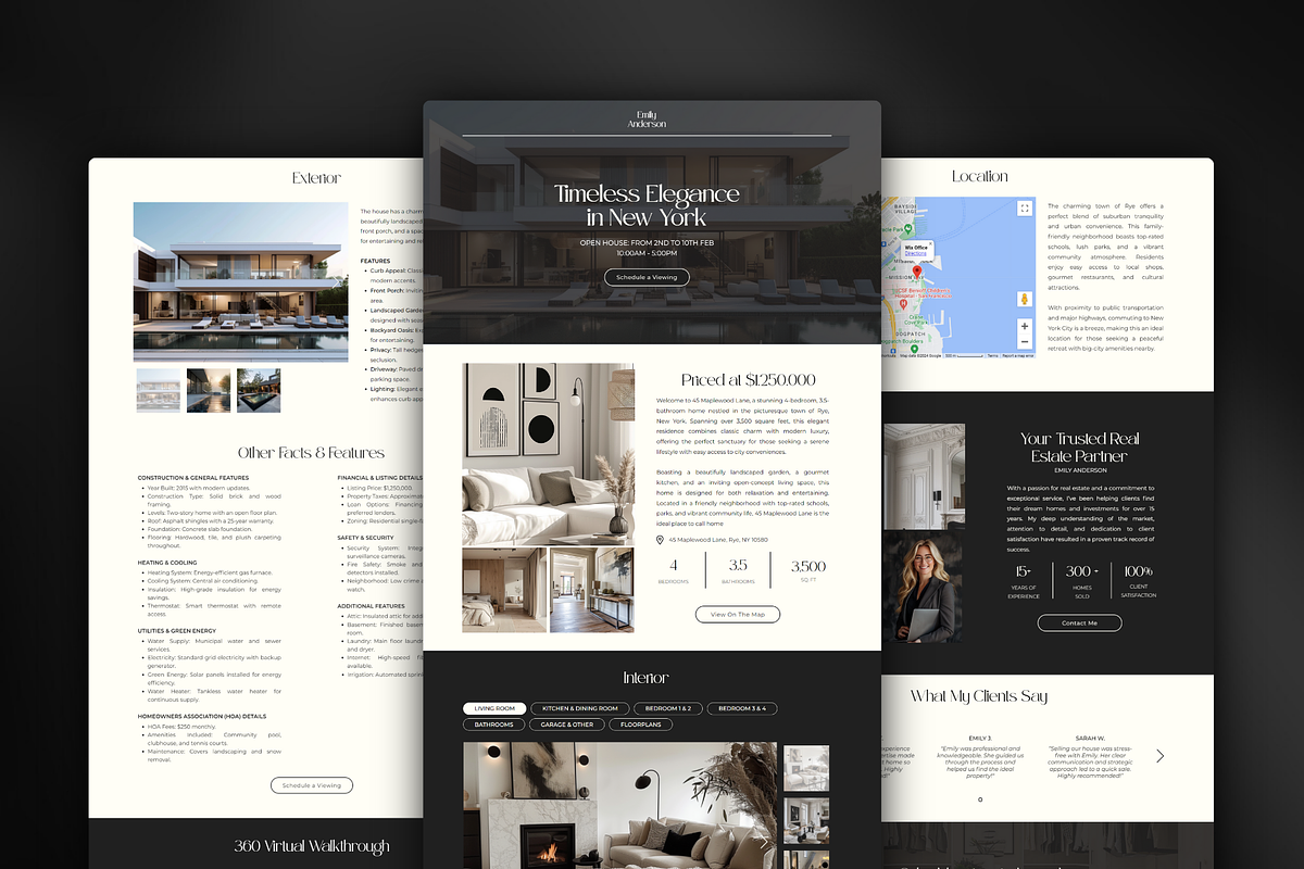 Property Listing Wix Website, a Wix Template by Meraki Templates (Photo 5 of 8)