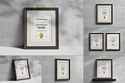 Letter Certificate Partout Mockup, an Advertising Mockup by Se٧enStudio (Thumbnail 1 of 9)