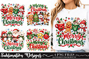 Trending Cute Christmas Characters, a Work Illustration by SinaCreation (Thumbnail 1 of 6)
