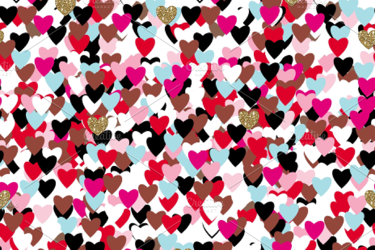 Valentine's Heart Patterns, a Pattern Graphic by faeDesign (Photo 6 of 6)