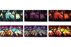 Collection of Scene of Nature in, an Illustration by TopVectors