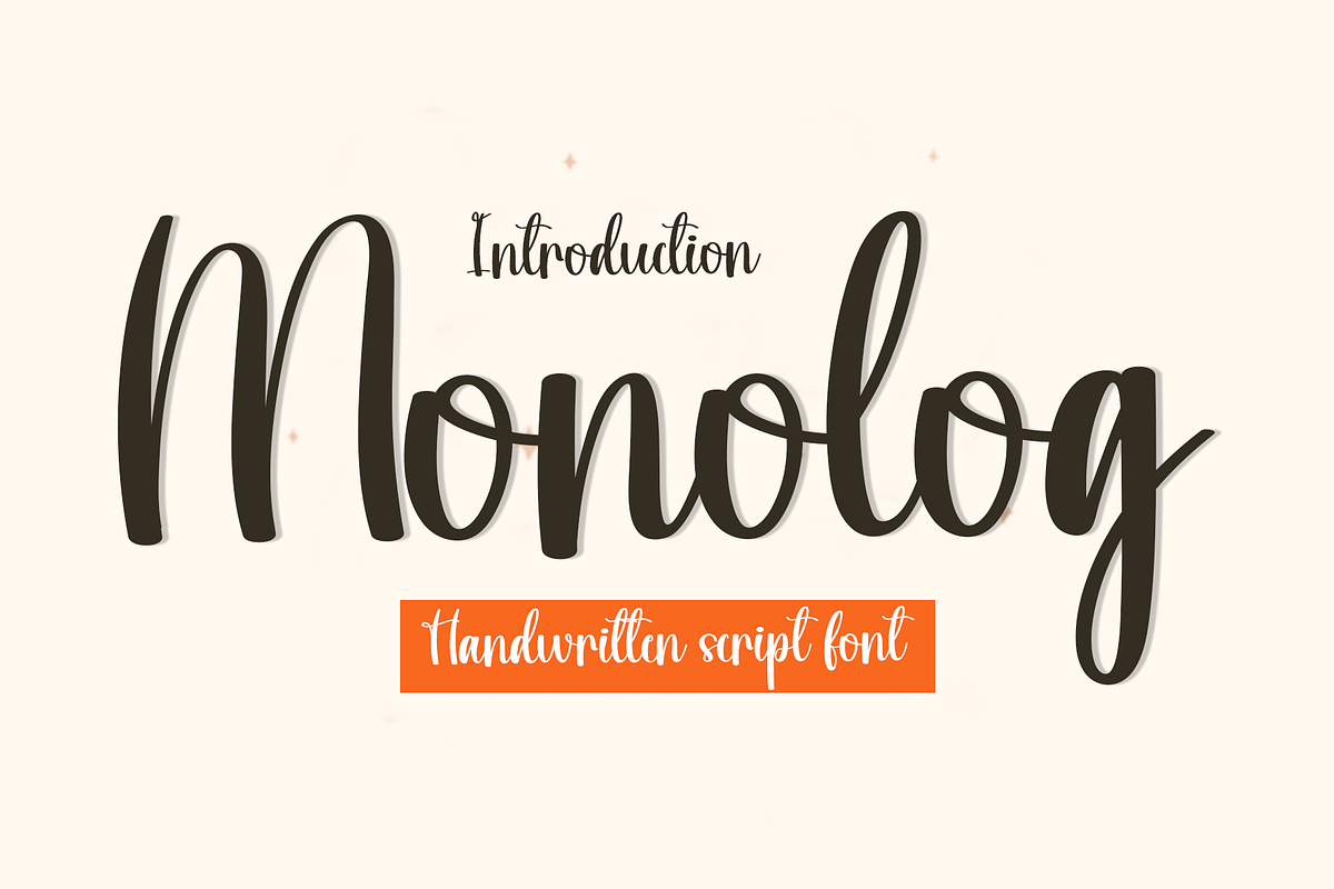 Monolog, a Handwritten Font by InermediaSTUDIO (Photo 1 of 8)