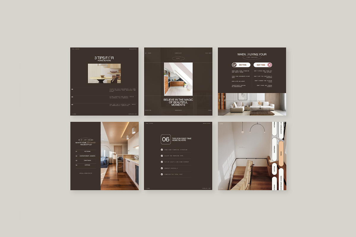 Real Estate Post + Story Templates, a Social Media Template by Prapti Design (Photo 4 of 14)