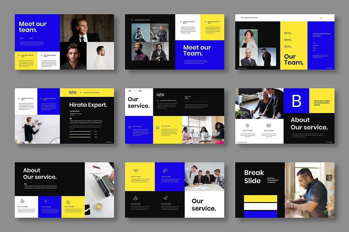 Hirata – Business PowerPoint, a Presentation Template by Dens Creative Studio (Photo 3 of 6)