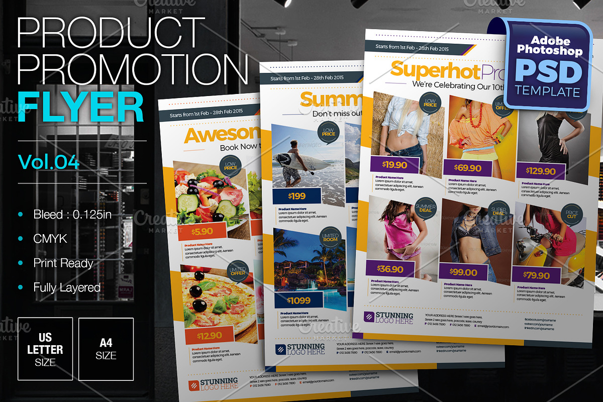 Multipurpose Product Promotion Flyer, a Flyer Template by KitCreativeStudio2 (Photo 1 of 5)