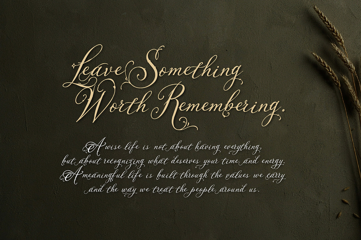 RemakBricka - Rustic Vintage Script, a Script Font by HypeWorksCo (Photo 9 of 16)