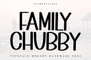 Family Chubby, a Sans Serif Font by InermediaSTUDIO (Thumbnail 1 of 7)