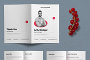 Resume Booklet, a Resume Template by ContestDesign (Thumbnail 2 of 3)