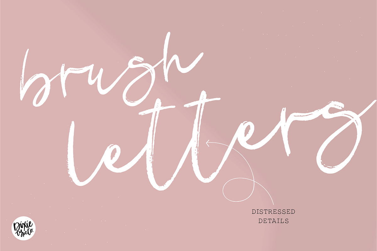 SAGUARO Distressed Brush Script preview 3