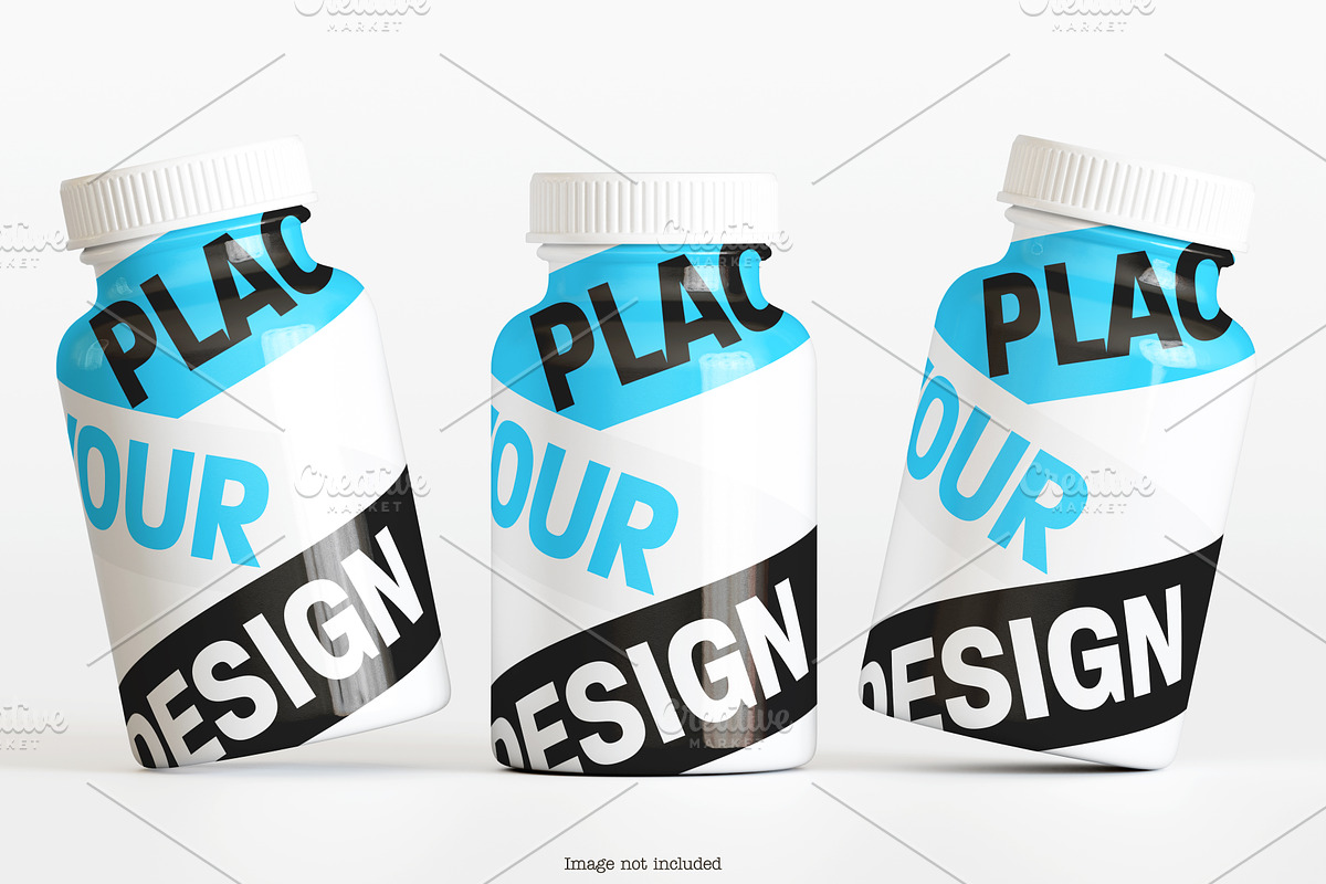 Pills Bottle Mockup Bundles, a Packaging Mockup by Ambo Ampeng (Photo 24 of 26)