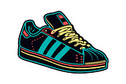 Sport Shoes Set, Sneakers Vector, a Healthcare Illustration by Den Marty Studio (Thumbnail 5 of 12)