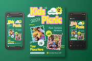 Kids Picnic Flyer Set, a Flyer Template by Annora Studio (Thumbnail 3 of 6)