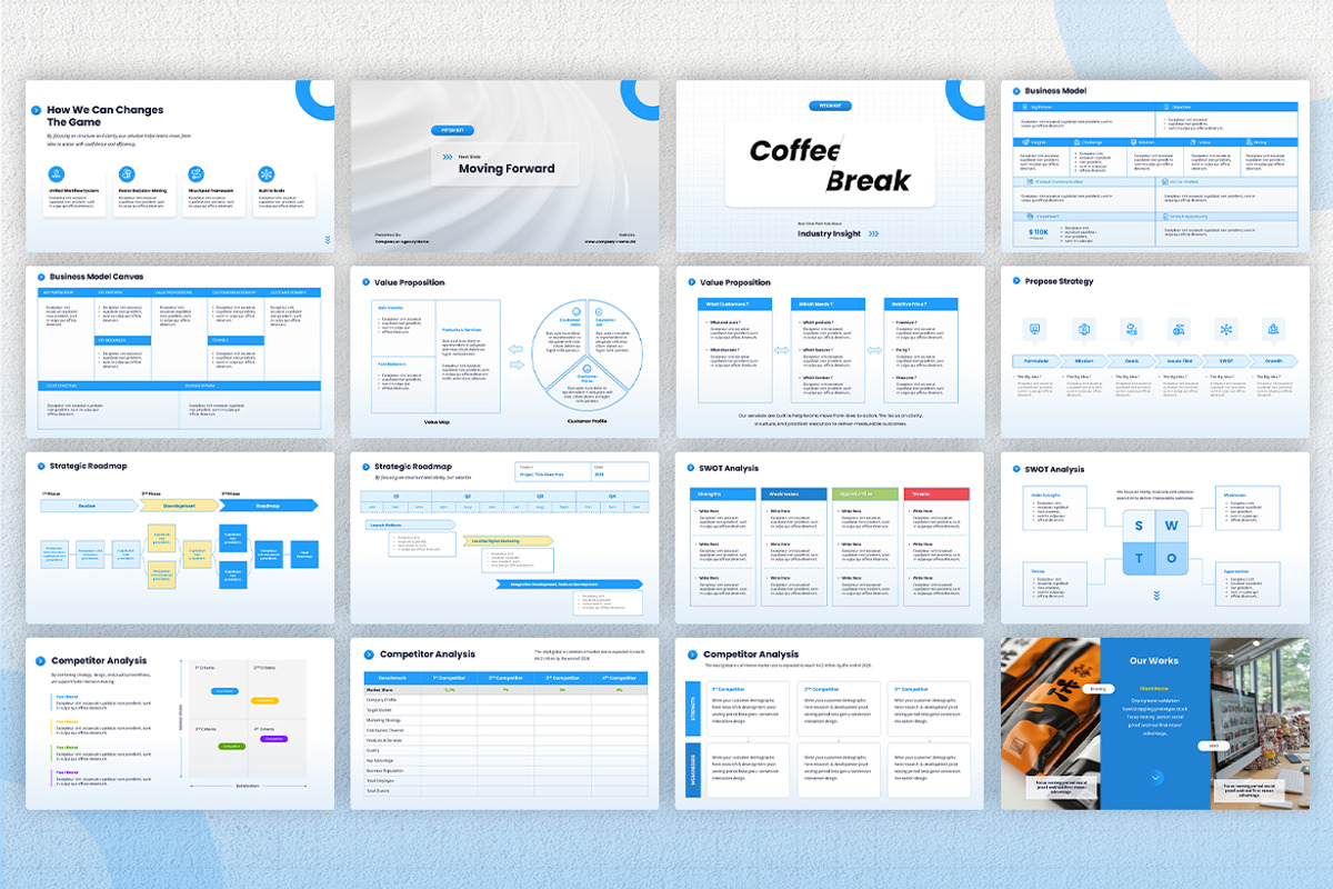 Pitch Kit - Pitch Deck Starter Kit, a Presentation Template by UX Dummy (Photo 4 of 5)