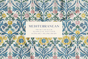 Antique Vintage Mediterranean 4, a Pattern Graphic by Olya Creative (Thumbnail 1 of 13)