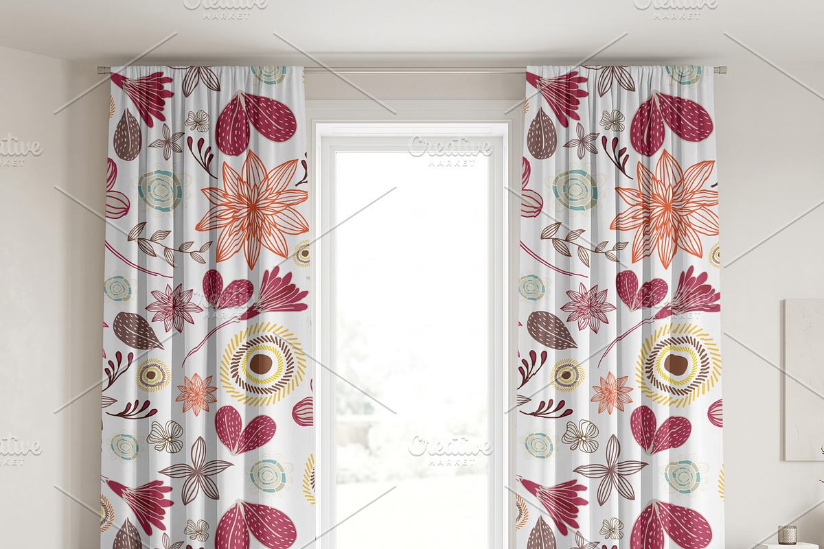 Curtain Mockup - 3 Lifestyle PSD, a Household Mockup by Pixel Foundry (Photo 6 of 7)