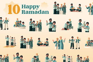 Happy Ramadan 3D