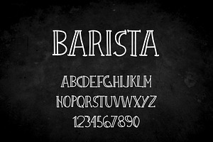 Barista Urban Font