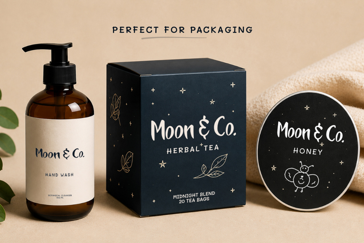The Moon, a Handwritten Font by ShowUp! Studio (Photo 8 of 11)