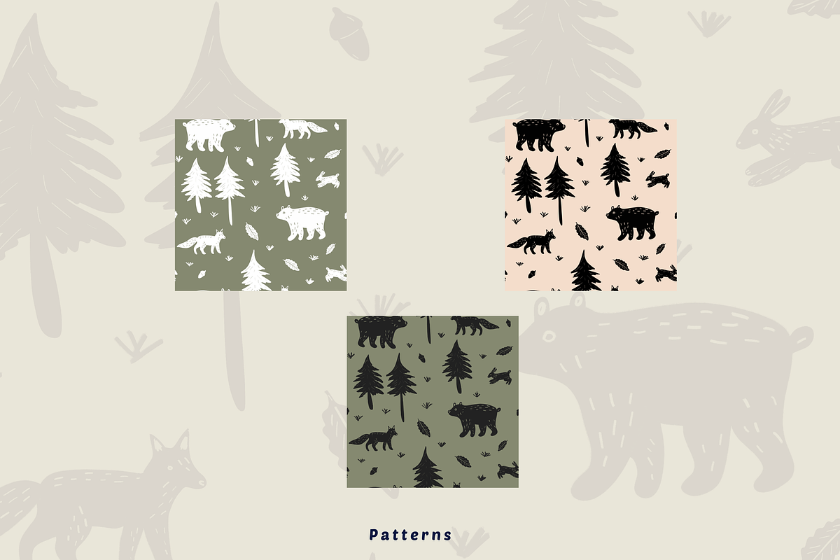 Forest, a Pattern Graphic by AnnaEshka (Photo 2 of 2)