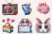 Funny Brainrot Sublimation Clipart, an Illustration by CreationArt (Thumbnail 3 of 5)