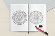 Ethnic Mandala Coloring Book, a Graphic by MISTstudioDesign (Thumbnail 4 of 8)