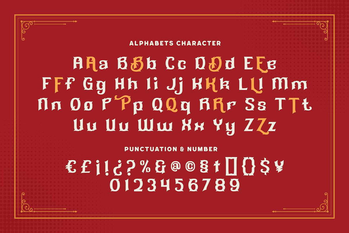 Boniar - Ornamental Display Font, a Blackletter Font by Imoodev (Photo 5 of 5)