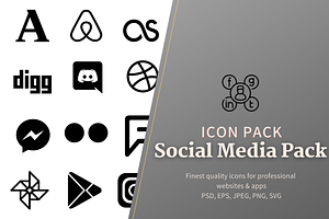Icon Pack: Social Media Pack