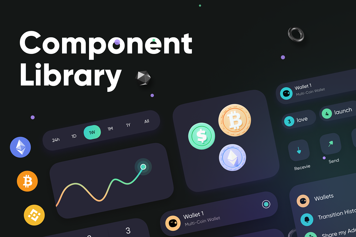 Crypto Wallet - IOS UI Kits, an UI Kit Template by UrLabs (Photo 3 of 6)