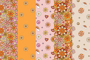 Talulah Retro Seamless Patterns, a Pattern Graphic by Emilie Cliche (Thumbnail 4 of 7)