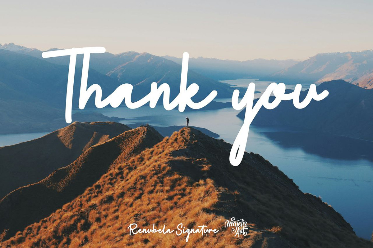 Renubela Signature, a Handwritten Font by Majelis Art (Photo 11 of 11)