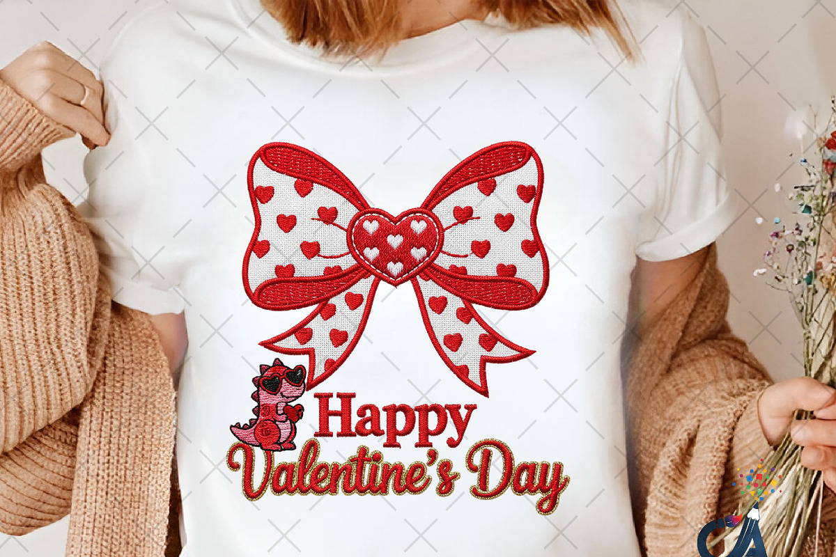 Happy Valentine Coquette Bow PNG, an Illustration by Creative Art (Photo 6 of 6)